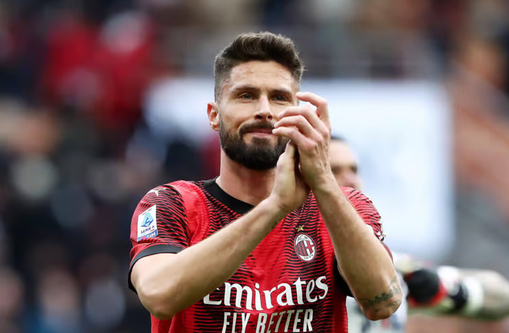 Die Fans des AC Mailand schätzten die harte Arbeit von Olivier Giroud nicht